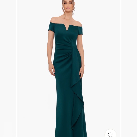 Xscape Dresses & Skirts - Xscape Jenine Off-shoulder Evening Gown